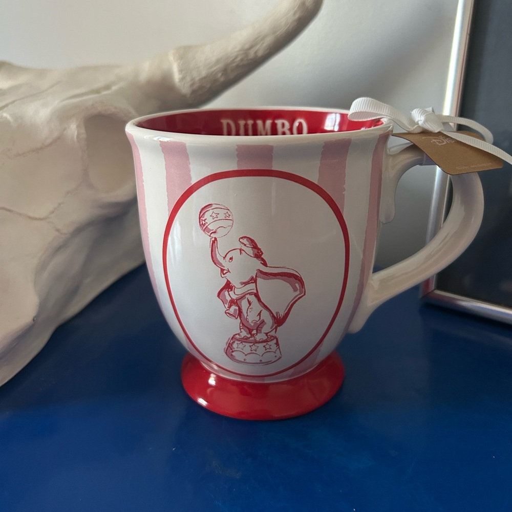 Rae Dunn Disney Dumbo the Flying Elephant Circus Tent Mug